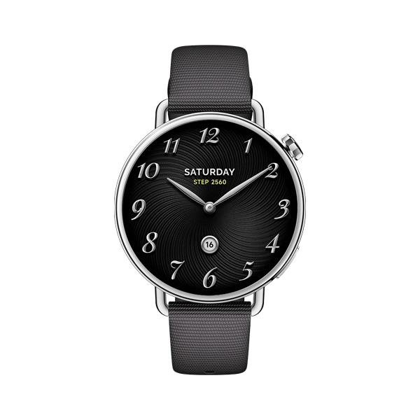 ساعت هوشمند شیائومی Xiaomi Watch S4 (41mm) - مشکی با بند فلوئوروبر (Fluororubber)